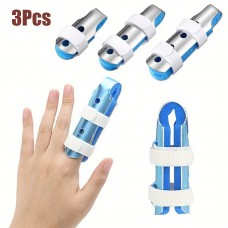 Agetree Finger guards for medical purposes Pack Made for Finger Immobilization of Adults And Children Suffering Pain Sprains Strains Arthritis with Soft Foam Interior Loop Straps And Protective Ventilation Holes 3-Size 