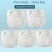 Cloud City Baby diapers Newborn Pure Cotton Washable Baby Diaper Pants - Detachable, Machine Washable, and Reusable Gauze Pad - Provides Comfortable Protection for Newborn Babies, Effectively Absorbs Baby Urine, Soft and Breathable, Ideal for Daily Use