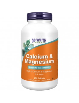 DR.YOUTH Calcium supplements foods supplements, calcium ratio, high potencies, supports bone health are necessary for children 6pcs