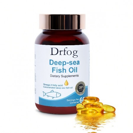 Drfog Edible fish oils for medical purposes Deep-sea Fish Oil Softgel Contains Concentrated Deep-sea Fish Oil, Vitamin E Oil, Purified Water, Gelatin, Glycerin