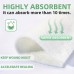 Elephant dad Aseptic cotton 12 Pcs Disposable Wound Non-Stick Pads: Highly Absorbent, Non-Stick, Painless Disassembly, Non-Woven Wound Disinfection Dressing Pads Individually Wrapped for Extra Protection - 7.62x5.08 cm