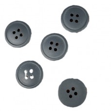 Gome Spot black patterned eyelets resin buttons four eyes buttons clothing accessories coat suit simple buttons 50pcs