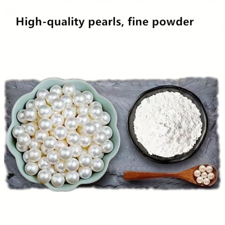 Green pigeons Pearl powder for medical purposes 10.58oz Pearl Powder Mask Mix - Fragrance-Free, Colorant-Free for All Skin Types | Moisturizing & Hydrating with Milk, Honey, Egg Whites, Aloe Vera & Cucumber