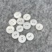 Pink planet Shell Buttons Double Sided Flat Small Round Edge 2 Holes Shell Buttons Natural Buttons Shirt Buttons 30pcs