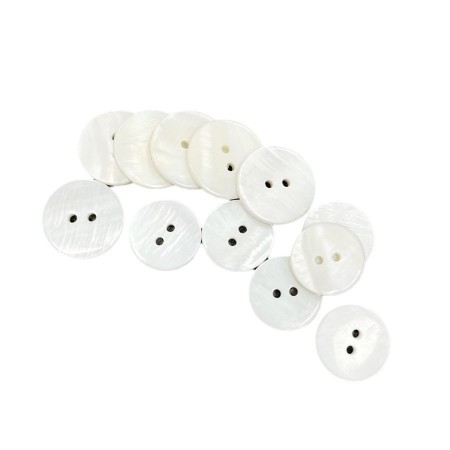 Pink planet Shell Buttons Double Sided Flat Small Round Edge 2 Holes Shell Buttons Natural Buttons Shirt Buttons 30pcs