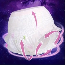 Planet Whale Menstrual underwear 3pcs Menstrual Period Panties, Seamless & Breathable Letter Print Anti-Leak Panties, Women's Lingerie & Underwear