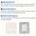 Young glaciers Medical plasters 50-Pack Self-Adhesive Bandage Patches - Breathable Non-woven Gauze Dressings with Flexible Transparent Borders, Skin-Friendly, Easy-to-Change, Suitable for All