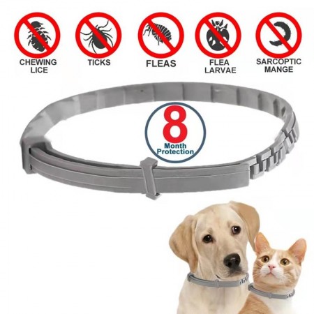 Air ant Anti-flea collars for pets Dog Anti Flea And Ticks Cats Collar Pet 8Month Protection Retractable Pet Collars For Puppy Cat Large Dogs Accessories