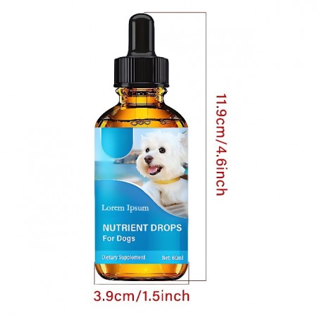 Green Canyon Animal feed additive for use as a nutritional supplement for medical purposes Dog Nutrition Drops, Dog Supplements, Suitable For Dogs Of All Sizes | 60ML Dog Nutrition Supplements 2 Fl Oz 