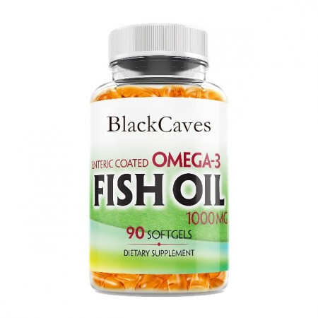 BlackCaves Edible fish oils for medical purposescapsules GMPVITAS Fish Oil Softgels