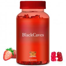 BlackCaves Vitamin enriched chewing gum for medical purposes Magnesium Gummies 600mg High Strength - Fruity Flavors Gummy Bear