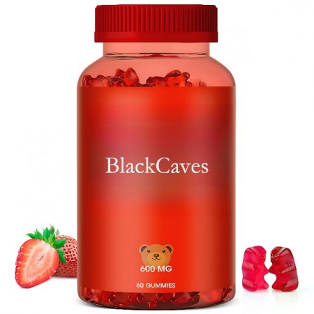 BlackCaves Vitamin enriched chewing gum for medical purposes Magnesium Gummies 600mg High Strength - Fruity Flavors Gummy Bear