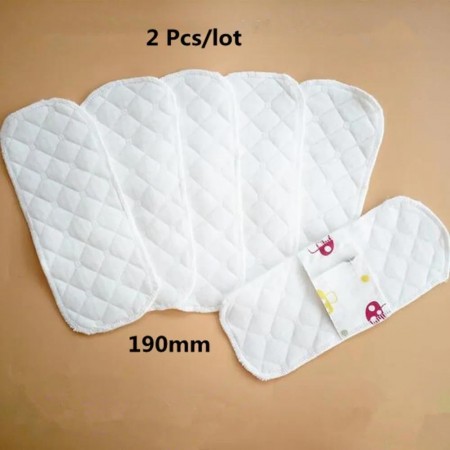 Secret Forest Sanitary tampons 2 Pcs/lot Thin Reusable Feminine Hygiene Pads: Menstrual Cloth Sanitary Pads, 7.48inch, 100% Cotton, Washable, Waterproof, Panty Liners for Women