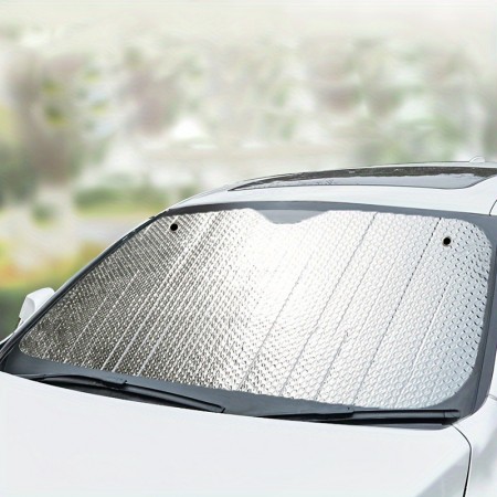 Arrowking Automotive windshield shade screens Car Windshield Sun Shade - Reflective PP Material Sunshades for Front Window - UV Protection, Heat Blocker, Sunlight Shield for Auto Interior 