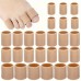 Niceland Soft Silicone & Nylon Sleeve Pads for Blisters Finger guards for medical purposes 26-Pack Gel Finger and Toe Protectors in 3 Sizes