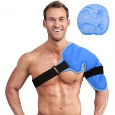 Magic earth Therapeutic cold therapy packs Reusable Ice Packs For Injuries Rotator Cuff Cold Therapy Shoulder Ice Pack, Gel Ice Wrap, Universal For Left Or Right Shoulder, Cold Pack For Men And Women