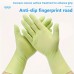 Onlystar Medical gloves Green, Powder-free Latex Touch Screen, Clean and Hygienic, Non-sterile Disposable Nitrile Gloves 20pcs