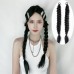 Lovemoon Wig braids female simulation braided boxing braids ponytail netroots sweet cool double twist hair extensions braids 2pcs