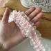 our day  Little Fragrance Double Layer Pink Stretch Lace Clothes Lace Accessories Decoration Handmade Lace