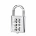 Uknow Pushbutton lock zinc alloy combination padlock luggage combination locks