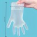 Hieagle Medical gloves Food Grade Disposable Gloves: Transparent, Protective, Latex, Boxed, Isolation, Thickened, Finger Cover - Lead-Free, Bpa-Free, Water-Resistant 20pcs