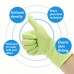 Onlystar Medical gloves Green, Powder-free Latex Touch Screen, Clean and Hygienic, Non-sterile Disposable Nitrile Gloves 20pcs