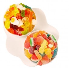 Memiss Fruit Flavor Soft Candy QQ Candy Mix Q Bounce Juice Gummy Candy Snacks Snacks Snacks 1KG