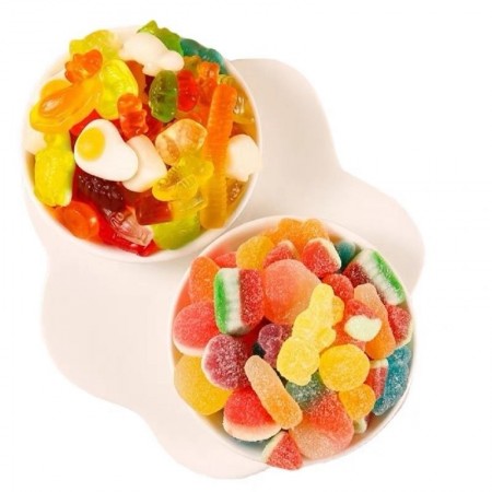 Memiss Fruit Flavor Soft Candy QQ Candy Mix Q Bounce Juice Gummy Candy Snacks Snacks Snacks 1KG