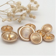 Thewe Simple upscale small perfume round hand-sewn metal buttons women's blouse shirt buttons sweater coat coat decorative buttons 20pcs