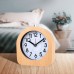 Ourmoon Night Light Snooze Beechwood Frame Alarm Clock Student Kids Boys Girls Scandinavian Style Get Up