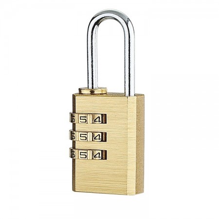 Sweet Pomelo Copper combination lock Zinc alloy wheel luggage lock gym lock bulk