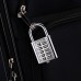 Uknow Pushbutton lock zinc alloy combination padlock luggage combination locks