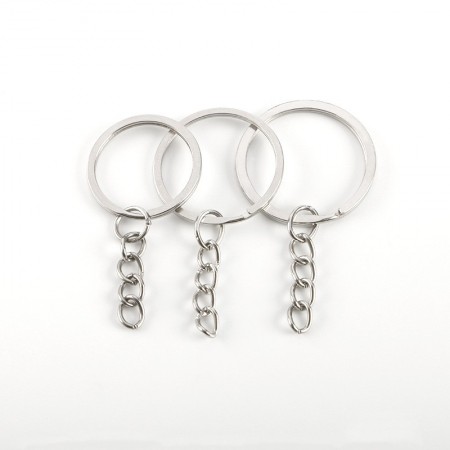 Ourelf Metal key ring key chain spot doll doll jewelry chain bag pendant key ring chain 3pcs