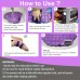 Arctic garden Therapeutic cold therapy packs 1pc Knee Ice Pack Wrap, Gel Ice Packs For Knee Injuries Reusable, Hot Cold Compress Therapy For Arthritis, Meniscus Tear And ACL, Knee Cold Packs, Purple