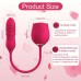 Hieagle Sex Toys Dildo Rose Vibrator - Upgraded Rose Sex Toy for Women with 9 Sucking & 9 Thrusting Vibrating Dildos G Spot Vibrators for Clit Nipple, Women Adult Sex Toys Games for Couples Sex Machine