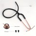 Onlystar Stethoscopes Professional Single-Sided Stethoscope with Zinc Chestpiece, Soft Earplugs, Medical PVC Tube - Deluxe Acoustic Stethoscope for Doctors, Nurses, and Student