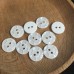 Pretty sea Resin Plum Blossom Buttons Two Eyes Round Bottom Plum Blossom Two Eyes Round Bottom Pearlized Plum Blossom Two Eyes Round Plum Blossom Buttons 50pcs