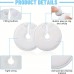 treeday Breast-nursing pads 12pcs Reusable Thickened Pure Cotton Edge Banding Three-layer Cotton Yarn Anti-overflow Breast Pad, Washable Cotton Pad, Breast Pad