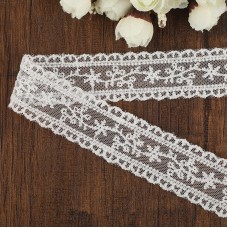 Goday Milk silk lace accessories embroidery bilateral lace women's children's clothing clothing decorative lace 2psc