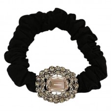 Goday Rhinestone head flower new headband hair tie hair band female senior sense leather band high elasticity durable hair rope