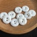 Pretty sea Resin Plum Blossom Buttons Two Eyes Round Bottom Plum Blossom Two Eyes Round Bottom Pearlized Plum Blossom Two Eyes Round Plum Blossom Buttons 50pcs