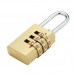 Sweet Pomelo Copper combination lock Zinc alloy wheel luggage lock gym lock bulk