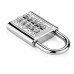 Uknow Pushbutton lock zinc alloy combination padlock luggage combination locks