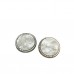 The fox Temperament wind white round alloy diamonds models coat decorative buttons clothes buckle 30pcs