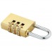 Sweet Pomelo Copper combination lock Zinc alloy wheel luggage lock gym lock bulk