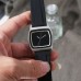 Rosecode Square watches Joker fine steel young men and women Shi Ying silicone watch.