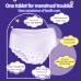 The day Menstrual underwear 2pcs Super Soft Non-Woven Period Underwear: Skin-Friendly Panty Shaped Sanitary Napkins for Night