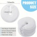 treeday Breast-nursing pads 12pcs Reusable Thickened Pure Cotton Edge Banding Three-layer Cotton Yarn Anti-overflow Breast Pad, Washable Cotton Pad, Breast Pad