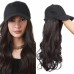 Gome Wig female duck tongue cap simulation long hair big wave one Europe and the United States fashion hat wig cap