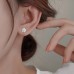 Ourelf Sterling Ear studs silver gardenia earrings female niche design sense flowers Mori girls summer ear earrings earrings 2pcs